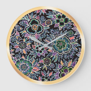 HESTIA : Lumière Éternelle - Horloge Murale d'Art 