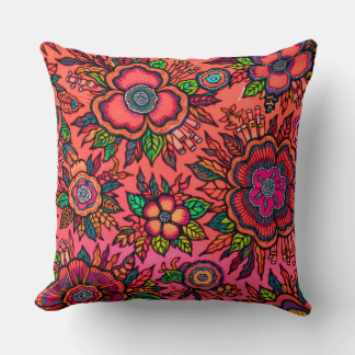 HESTIA : Sacré Braise- Coussin d'art maximaliste