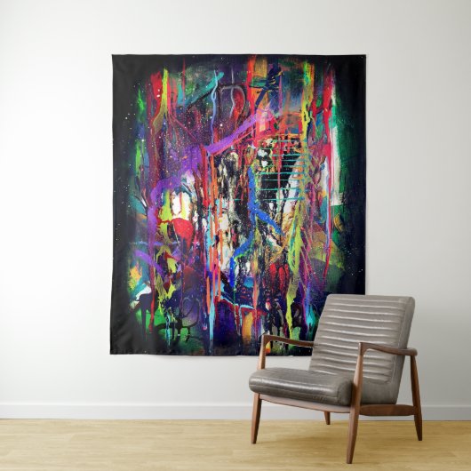 Hestia Unchained Tapestry Wandkleed (In situ)