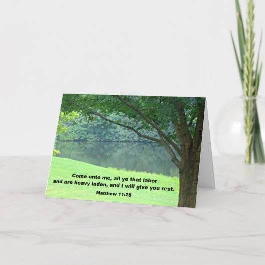 Het 11:28 van Matthew Kaart (Voorkant)