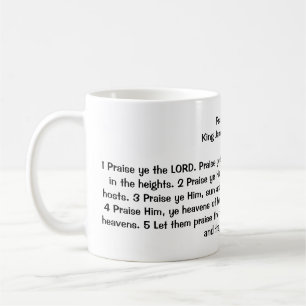 Het 148:1 van de psalm - 5 koffiemok