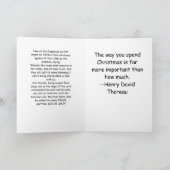 Het 1:22 van Matthew - Kerstkaart 25 Feestdagen Kaart (Binnen)