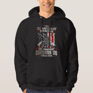 Het 1e amendement definieert ons! 2e amendement ve hoodie