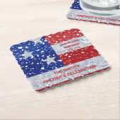 Het 250ste Jubileum van Amerika Kartonnen Onderzetters (Gebogen)
