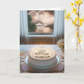 Het 250ste verjaardagsfeest van Amerika Kaart (Gele Bloem)