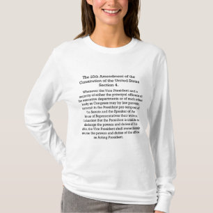 Het 25e amendement t-shirt
