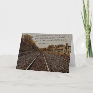 Het 29:11 van Jeremiah.  5x7 kaart