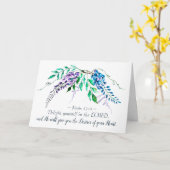 Het 37:4 van de psalm verrukt zich in Lord, Kaart (Gele Bloem)