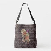 Het 3D Decor van de Academie van de Leer Crossbody Tas (Achterkant)
