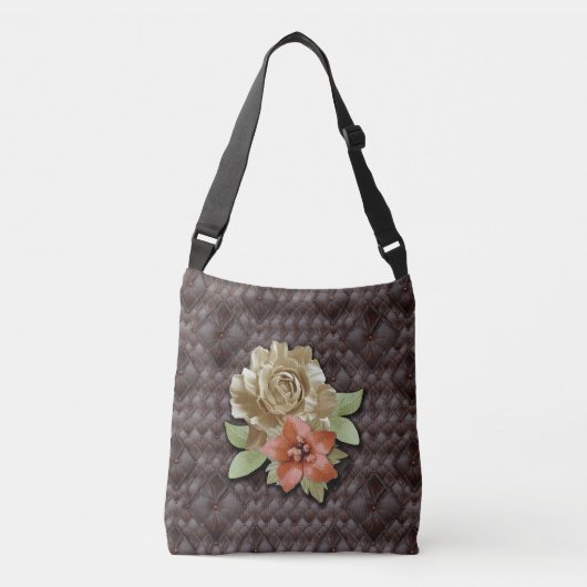 Het 3D Decor van de Academie van de Leer Crossbody Tas (Voorkant)