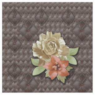 Het 3D-deeg van lederbloemen Stof
