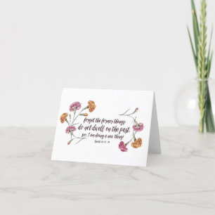 Het 43:18 van Isaiah - 19 Feestdagen Kaart