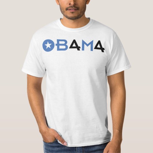 Het 44e President, Barack Obama, Black 44's T-shirt (Voorkant)