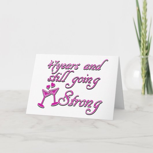 het 47ste design van het Jubileum Kaart (Voorkant)