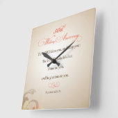 het 50ste Jubileum van het Huwelijk, Godsdienstige Vierkante Klok (Hoek)