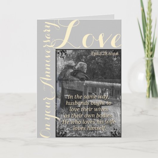 Het 5:28 van Ephesians en 1John de kaart van de (Voorkant)