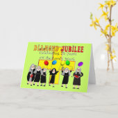 Het 75ste Jaar van het Diamanten jubileum van Kaart (Gele Bloem)
