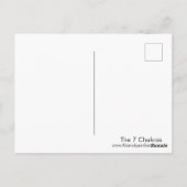Het 7 Chakras Briefkaart (Achterkant)