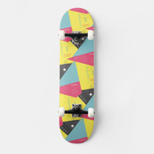 Het 80 stijlthema skateboard van de Retro