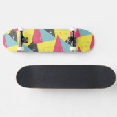 Het 80 stijlthema skateboard van de Retro (Horizontaal)