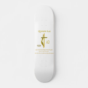 Het 8:28 Christelijke giften van Romeinen Skateboard