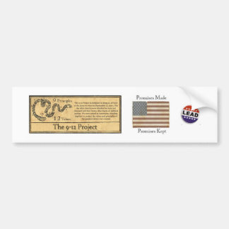 Het 9-12-project bumpersticker