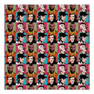 Het A-Team geïnspireerde Karakterontwerp Retro TV Perfect Poster