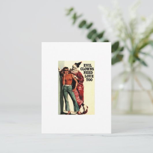 Het aambeeld heeft liefde nodig, te  briefkaart (Staand voorkant)