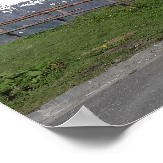 Het aangepaste Alps-poster Poster (Hoek)