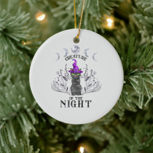 Het aanmaken van de nacht keramisch ornament