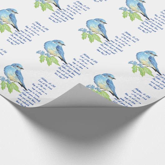 Het aanmoedigen van Bijbelse Manuscript Matthew Bl Cadeaupapier (Hoek)