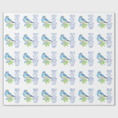 Het aanmoedigen van Bijbelse Manuscript Matthew Bl Cadeaupapier (Vlak)