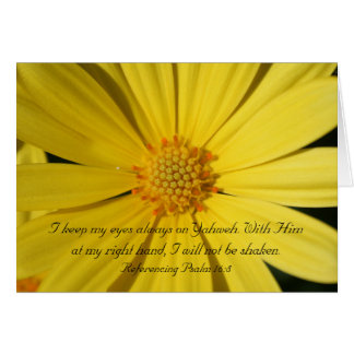 Het aanmoedigen van de Schrift Psalm 16:8