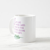 Het aanmoedigen van het Citaat van de Vriendschap Koffiemok (Voorkant links)