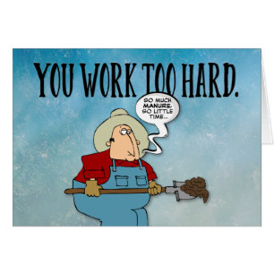 Het aanmoedigen van "je werk te hard" Happy Birthd