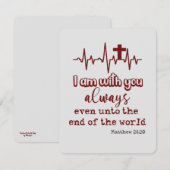 Het aanmoedigen van KJV Jesus Quote Christelijk (Voorkant / Achterkant)