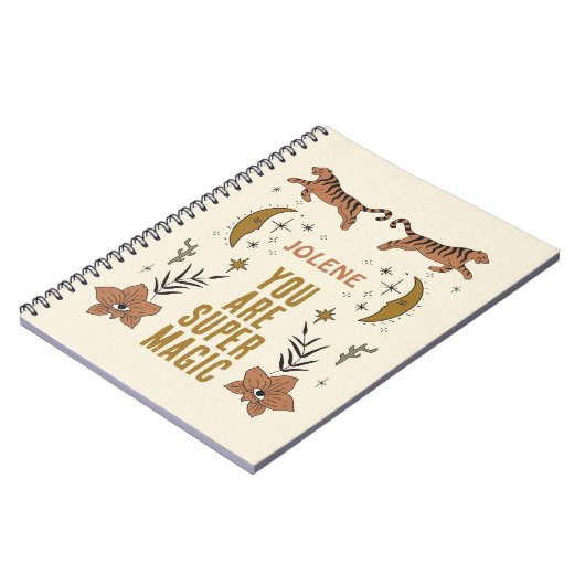 Het aanmoedigen van Notitieboek u supermager bent (Linkerzijde)