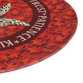 Het aanmoedigen van woorden laat Inspirerend valle Snijplank (Hoek)