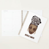 Het aanmoedigen van zwarte vrouwen, natuurlijke ha planner (Display)