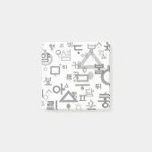 Het aanroepen van de Koreaanse taal Post-it Notes (Voorkant)