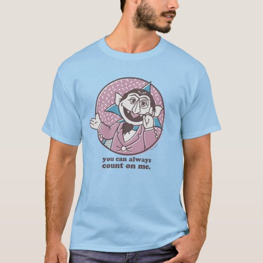 Het aantal | Je kunt altijd op mij rekenen T-shirt (Voorkant)