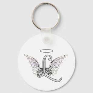 Het Aanvankelijke Monogram van de brief L met de Sleutelhanger