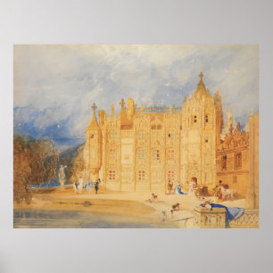 Het Abbatiale Huis, Abdij van St. Ouen, Rouen Poster