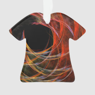 Het Abstracte Art AcrylShirt breken Ornament