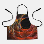 Het Abstracte Art Apron van de Cirkel breken Schort (Voorkant)