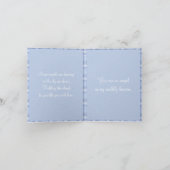 Het Abstracte Art. van de Engelen van de sneeuw Bedankkaart (Binnen)