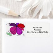 Het abstracte etiket van de ontwerpterugkeer, met (Insitu)