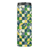 Het Abstracte geometrische monogram van Bauhaus Thermosbeker (Achterkant)