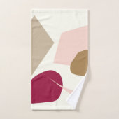 Het abstracte geometrische ontwerp van de Bourgogn Bad Handdoek (Handdoek)