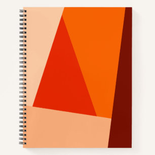 Het abstracte Geometrische Ontwerp van de Driehoek Notitieboek